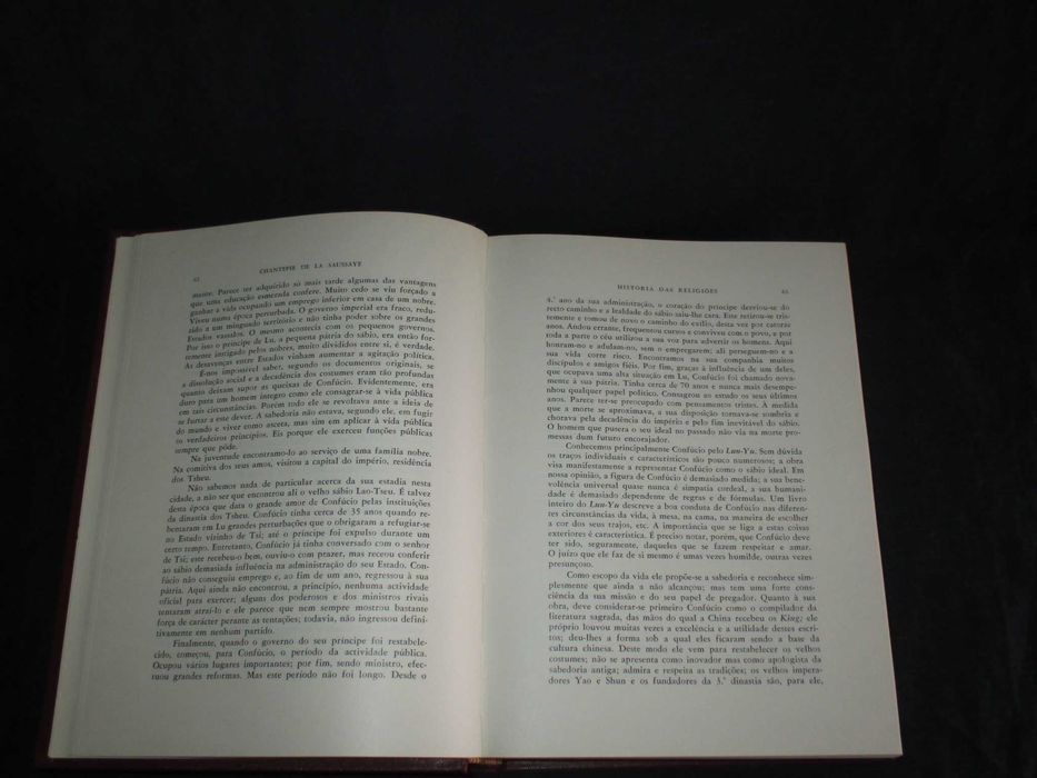 Livro História das Religiões Saussaye Inquérito