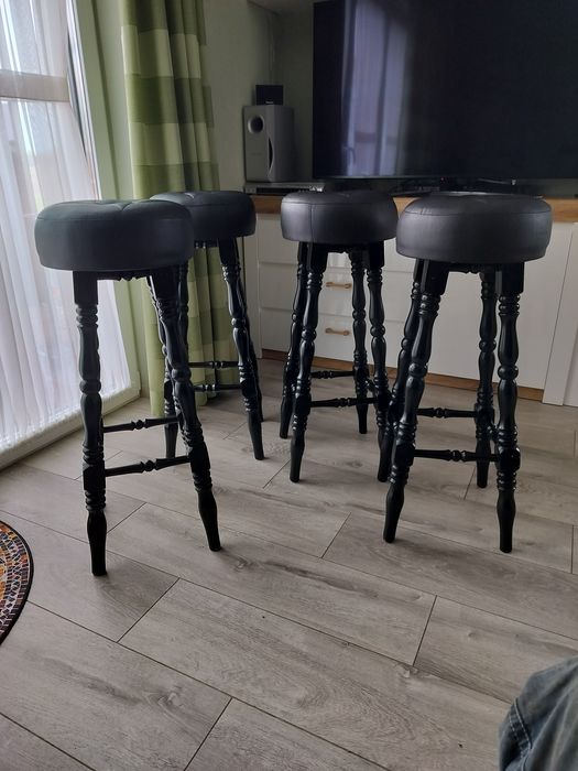 Hokery wysokie ekoskóra