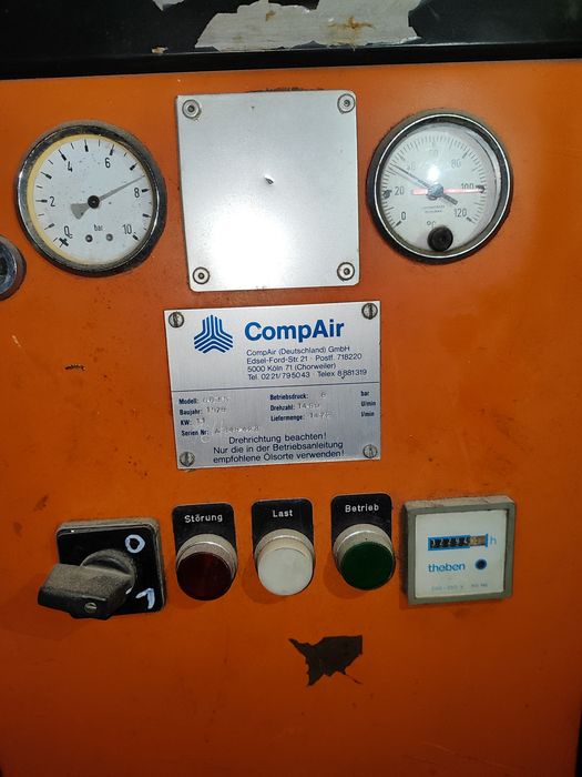 Kompresor łopatkowy wiatrakowy compair