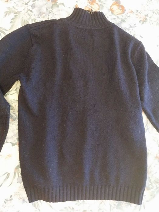 Camisola Azul, de lã, Feng, tamanho L /40