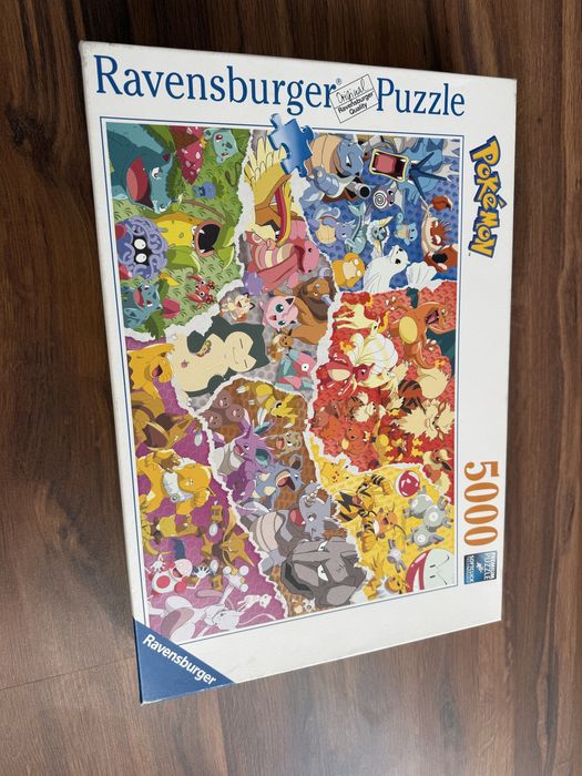 Puzzle Pokemon 5000szt - UŁOŻONE