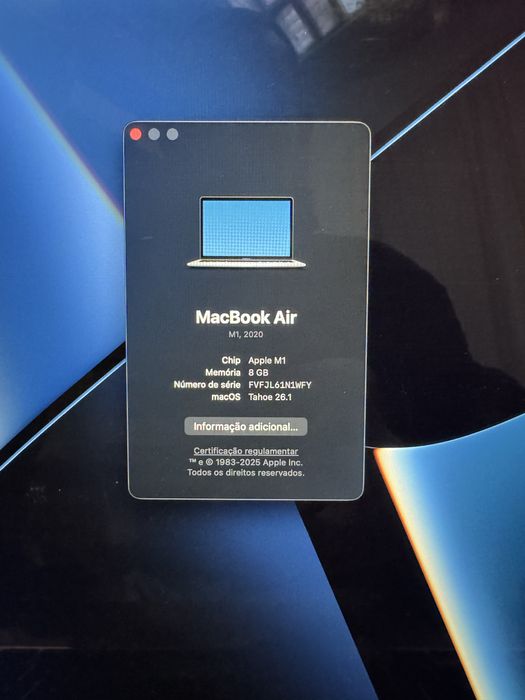 Macbook Air M1 - 2020 - 256 Gb - 13 polegadas439331785551400962