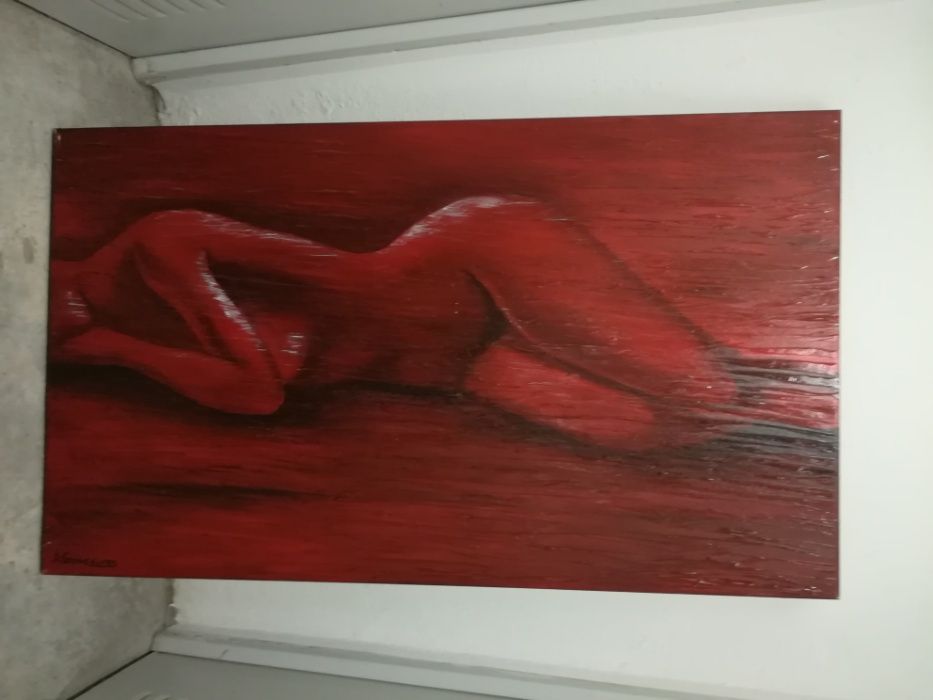 3 Telas Pintadas de Autor A. Gonçalves