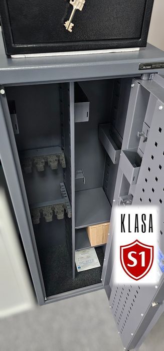 Szafa na BROŃ długą i krótką • certfikat S1 • zamek ELEKTRONICZNY