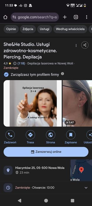 Relaks Masaż Profesjonalny, Depilacja męska wosk,Laser, Usuwanie zmian