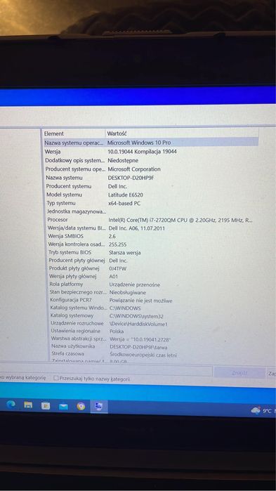 Sorzedam laptopa dell