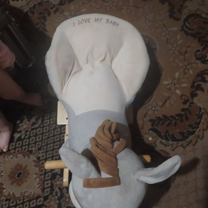 Ослик качалка мягкая