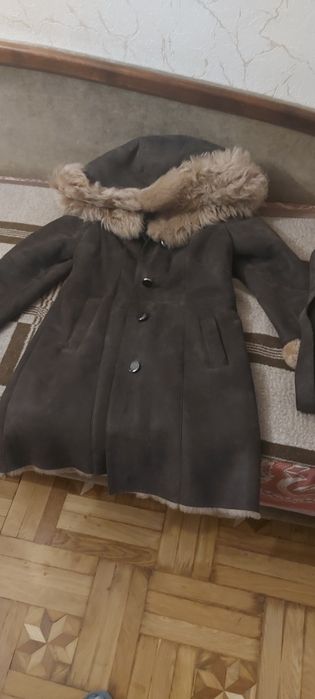 Дубленка кожаная с мехом