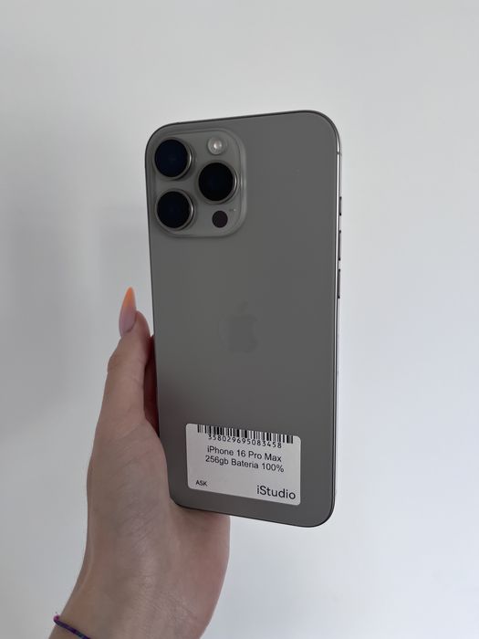 RATY 0% iPhone 16 Pro Max 256 GB BATERIA 100% GWARANCJA 12 miesiecy !!!