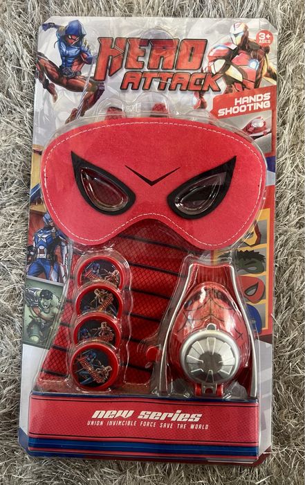 Pack acessórios homem aranha NOVO