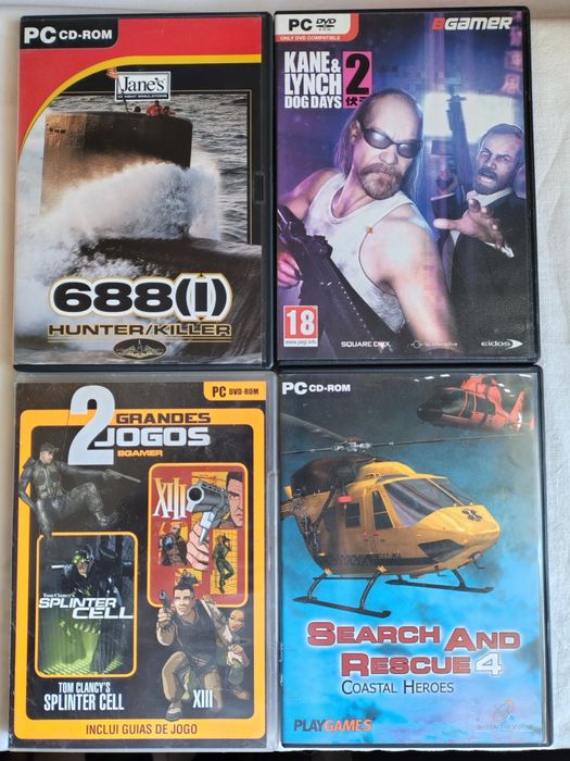 5 Videojogos - PC CD/DVD-ROM