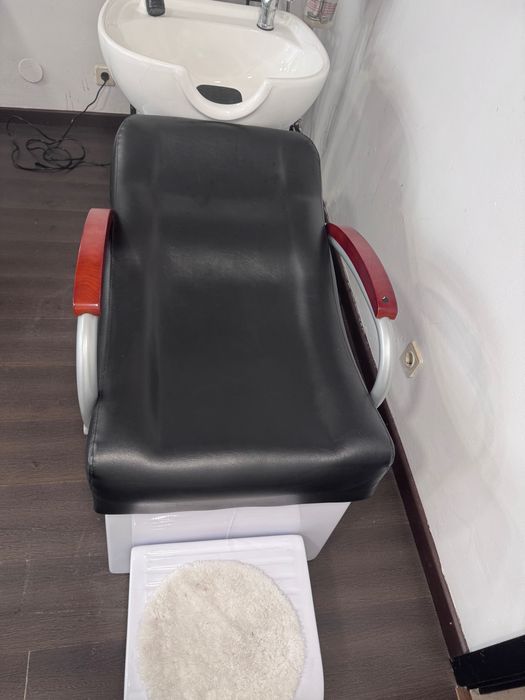 Rampas de lavagem cadeiras cabeleireiro