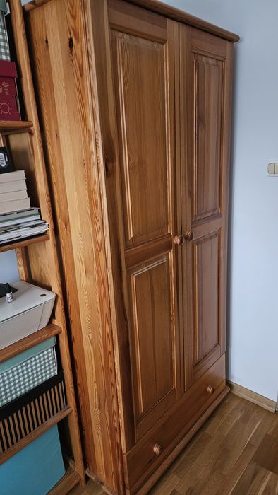 ~~ SZAFA ~~ DREWNIANA ~~ SOSNOWA ~~ 195 x 90,5 x 60,5 ~~