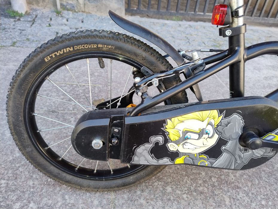Rower dziecięcy Btwin 500 dark hero 16