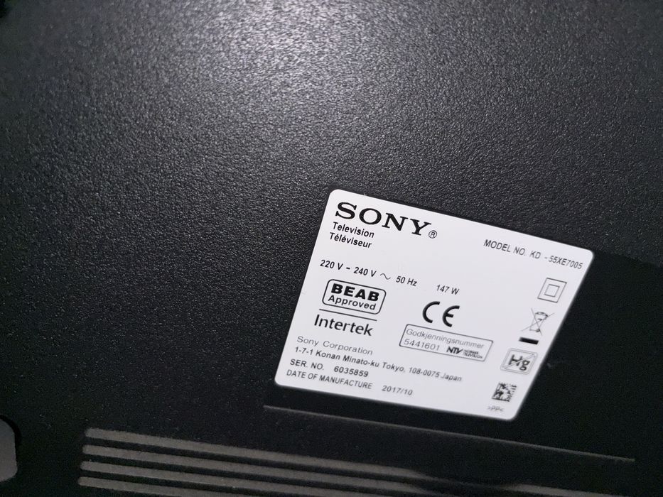 Sony tv  55cali