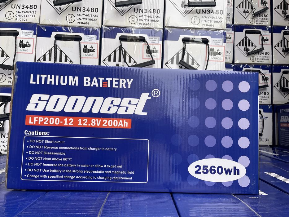 Аккумулятор LiFePO4 Soonest 12.8V 200Ah (2560Wh)