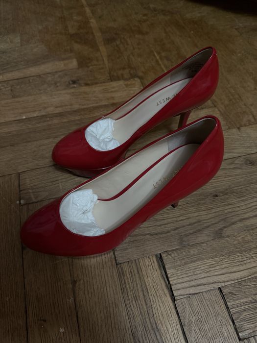 Туфлі шпилька червоні
