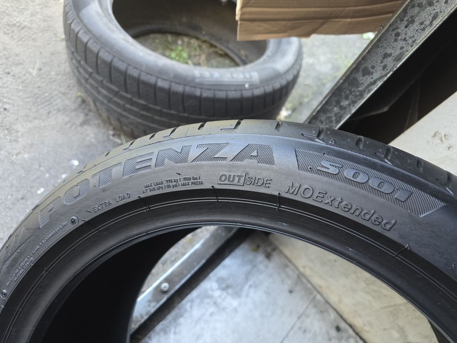 Sprzedam 2 opony 255/40 18" Bridgestone letnie 85% 2022r Runflat
