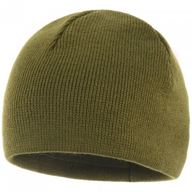 Зимова шапка подвійна Олива