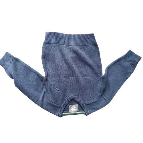 Elegancki, granatowy sweterek, jak nowy, rozm. 92cm