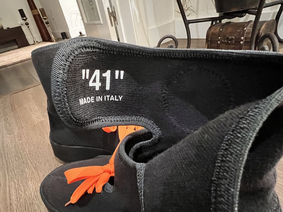 Off-White Wrap Hi-Top Sneakers.