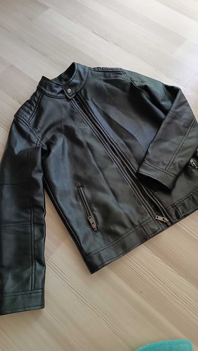 Куртка шкіряна, косуха на підлітка