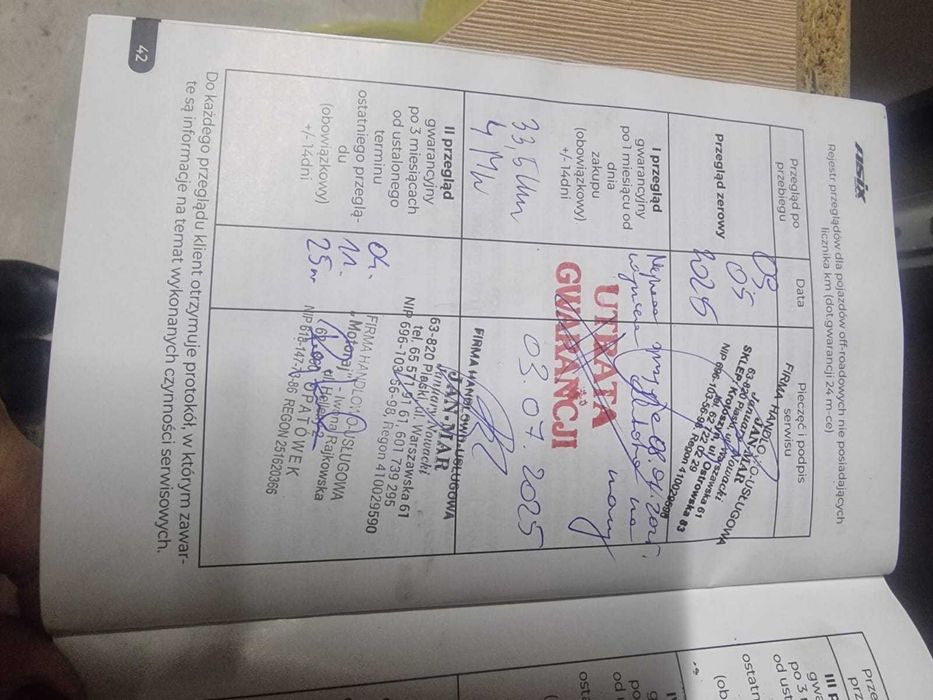 Cross ASIX XB 47 jak NOWY 180 km przejechane na gwarancji