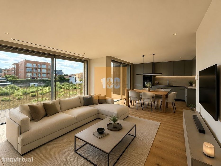 T3 duplex com terraço e vista mar
