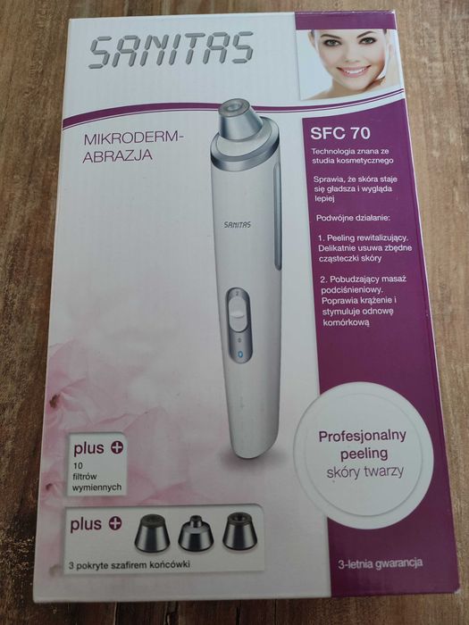 Urządzenie do mikrodermabrazji peelingu Sanitas SFC 70