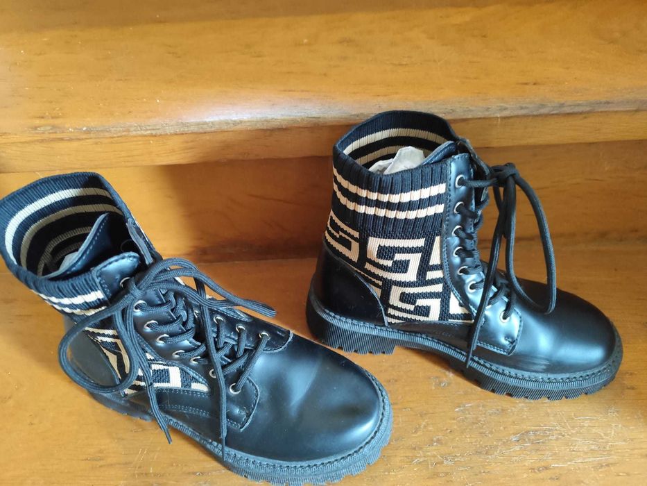 Bota estilo Militar Tamanho 37