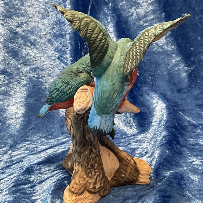 Aves Guarda rios pintura manual 14 cm