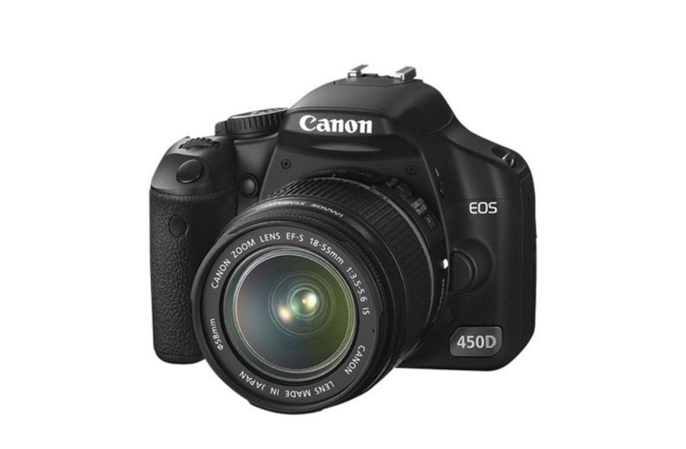 Câmera Cânon Reflexo EOS 500D - Preto