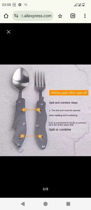 KIT BOLSO AÇO INOXIDÁVEL Dobravel 4 X 1