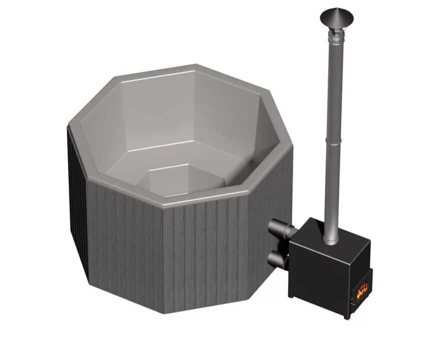 Купіль/чан на дровах Ельбрус