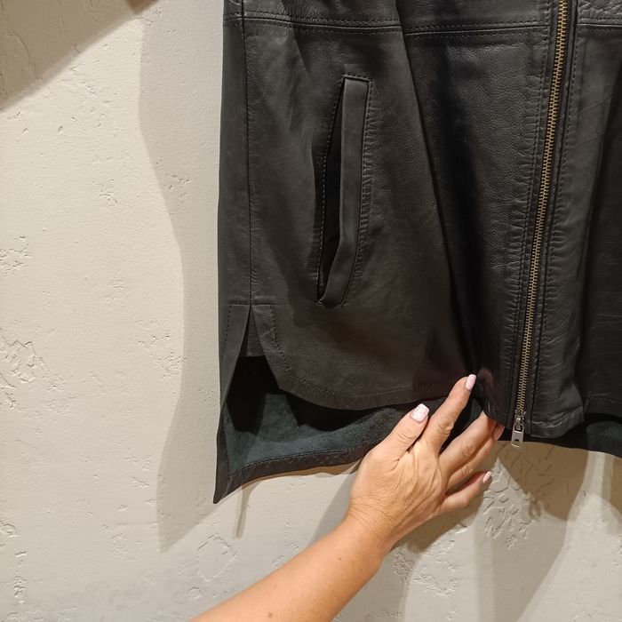 Чоловіча шкіряна куртка Diesel Black Gold