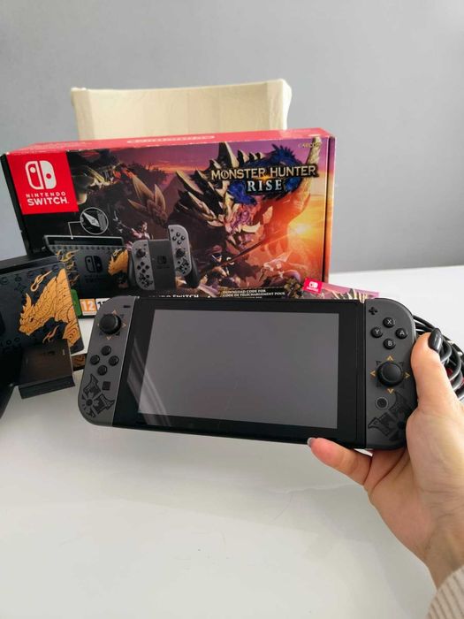 Nintendo switch (Monster hunter edition) com jogo incluído