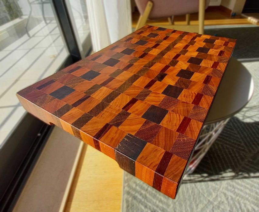 Tábua cozinha maciça Sucupira / Macacaúba / Pau-Preto/ Tacula