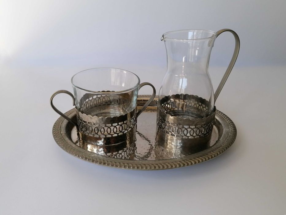 Conjunto de chá vintage Duralex