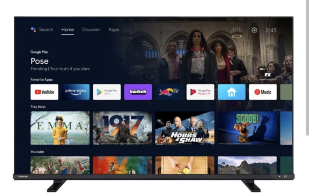 Toshiba QLED 50QA4C63DG uszkodzony