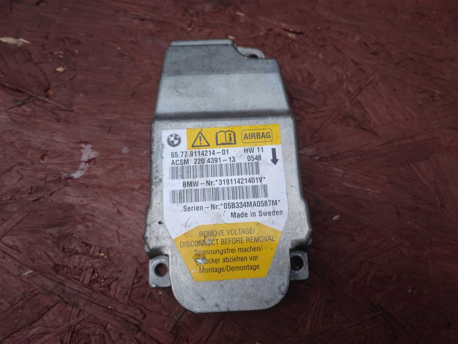 BMW E60 / E61 ORYGINALNY Sterownik poduszek pow. Airbag Europa