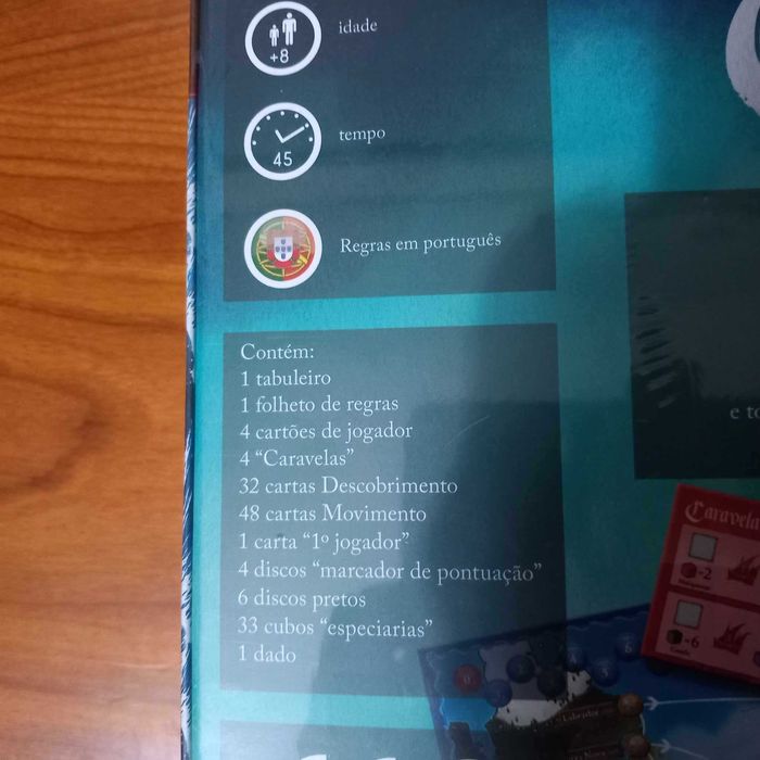 Caravelas Jogo de Tabuleiro NOVO com 20% desconto