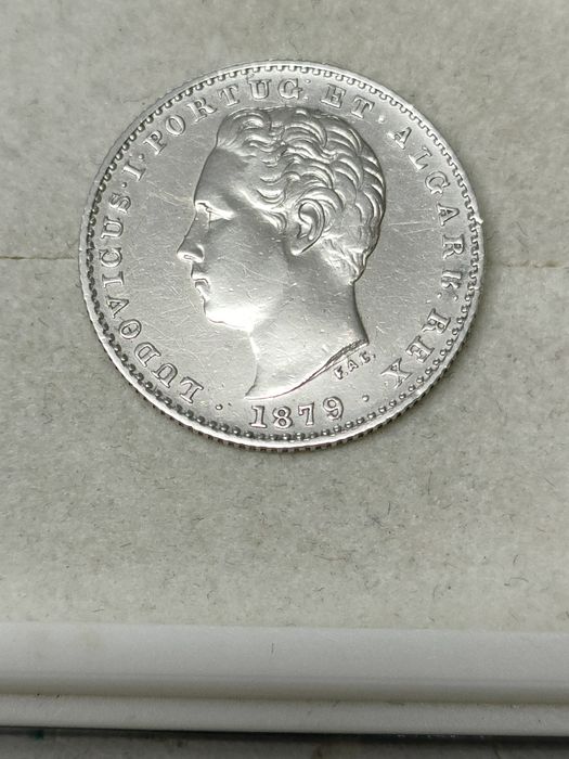 Moeda 100 Reis 1879 / Prata