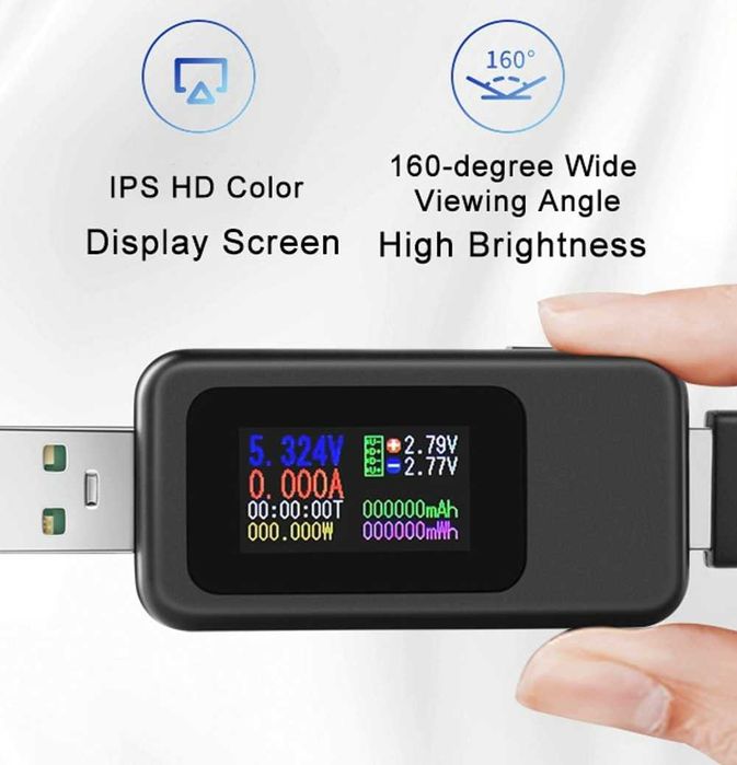 KEWEISI Мегамощний новый юсб тестер (оригинал) 250 ватт