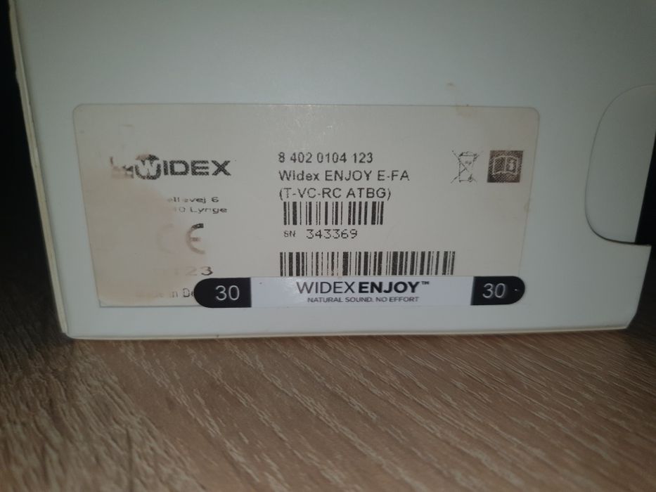 Aparat sluchowy widex