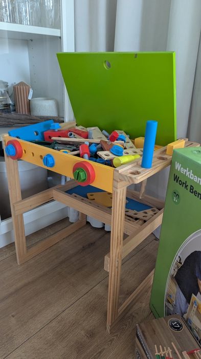 Drewniany warsztat dla dzieci