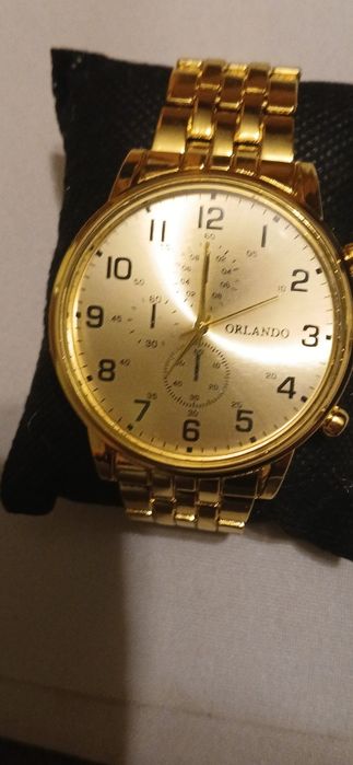 Pozłacany zegarek Orlando