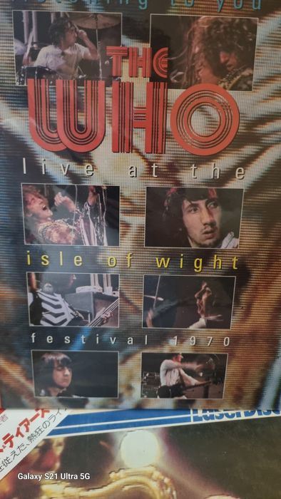 Laser disc,"The Who"/B.S.T.
