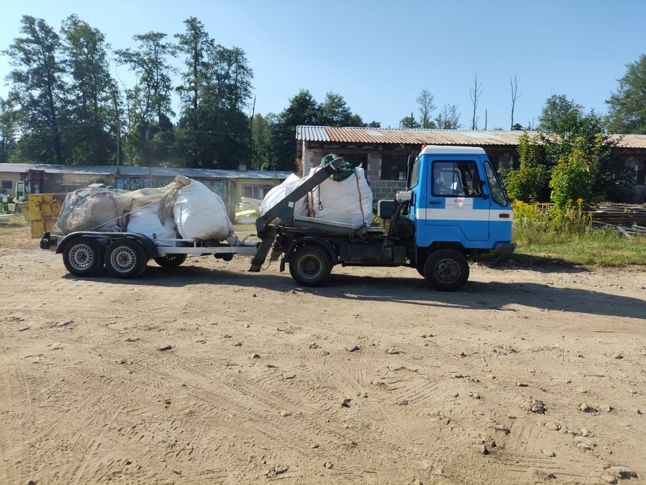 Kontenery na gruz i odpady pobudowlane