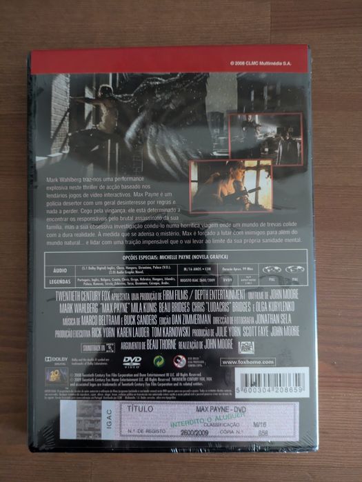 DVD NOVO e SELADO - " Max Payne " 2008
