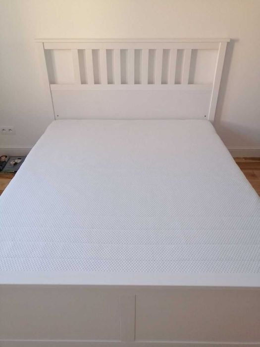 Materac IKEA AKREHAMN 160x200 średnio twardy/biały jak nowy